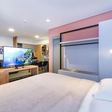 Aion Suites 204 - Compacto E Luxuoso Loft - Rooftop Com Piscina E Academia - A Poucos Passos Da Praia Bombinhas Eksteriør bilde